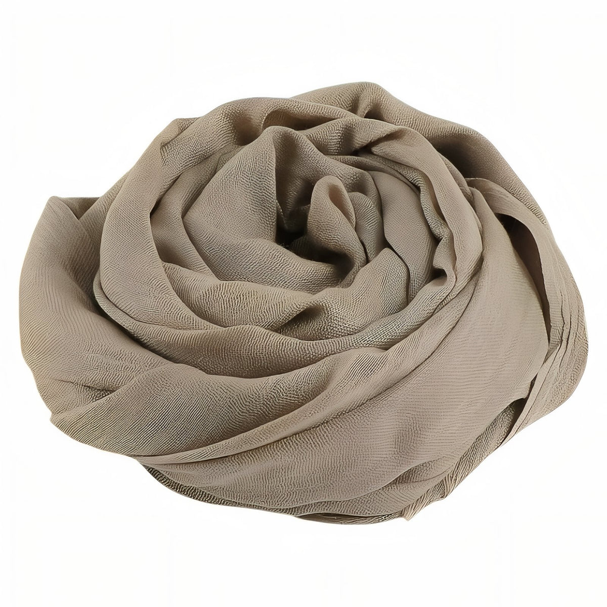 Chèche Coton De Lin Uni - Beige Sable - 195*95cm