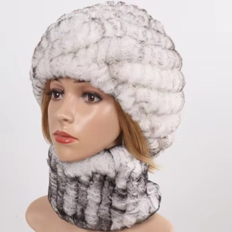Parure Echarpe Bonnet Femme 4