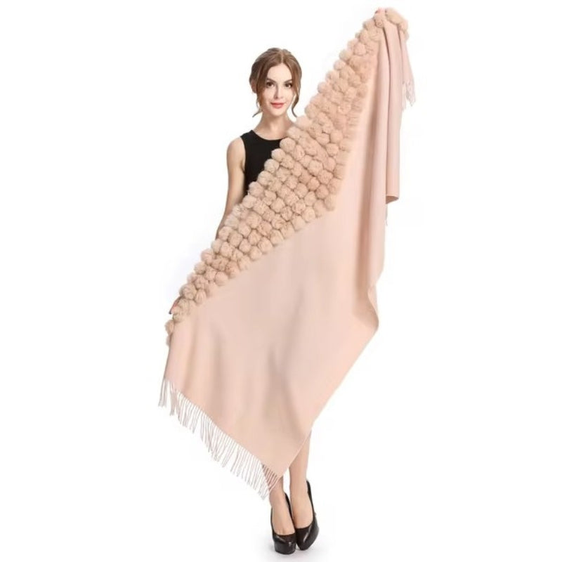 Grande Echarpe Châle Beige 200*70cm