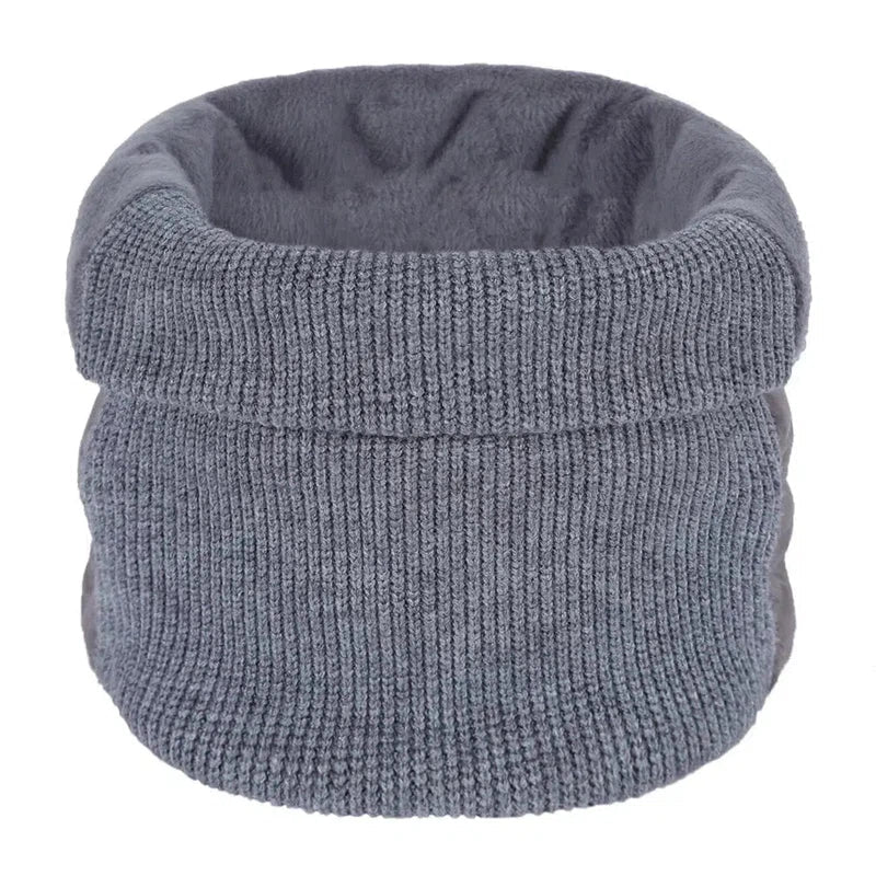 Snood Adulte Réversible Gris 25*17cm