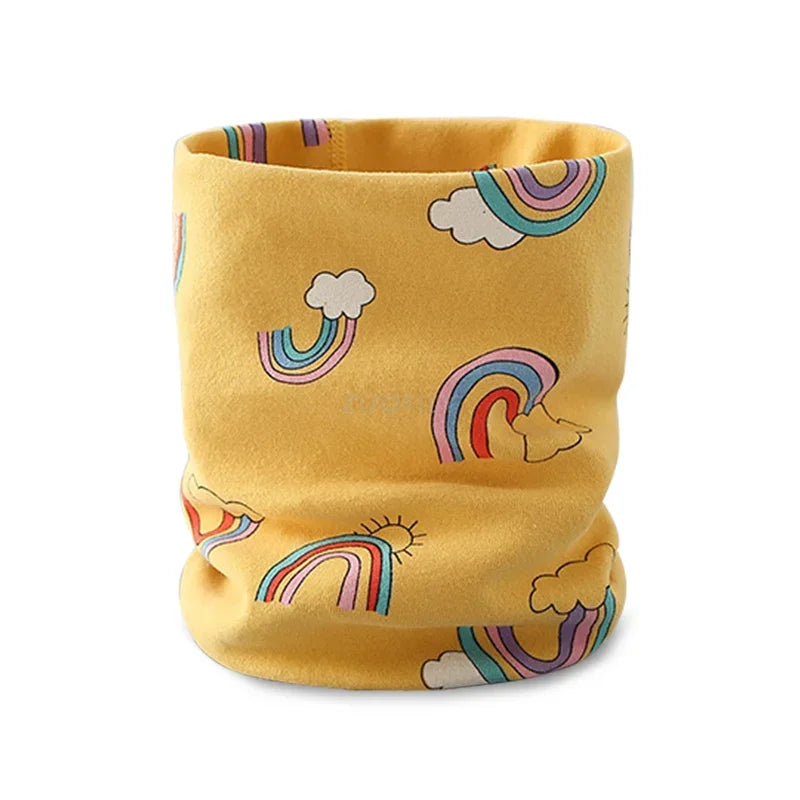 Snood Enfant 3 ans Jaune Moutarde 0-12ans/ 46*21cm