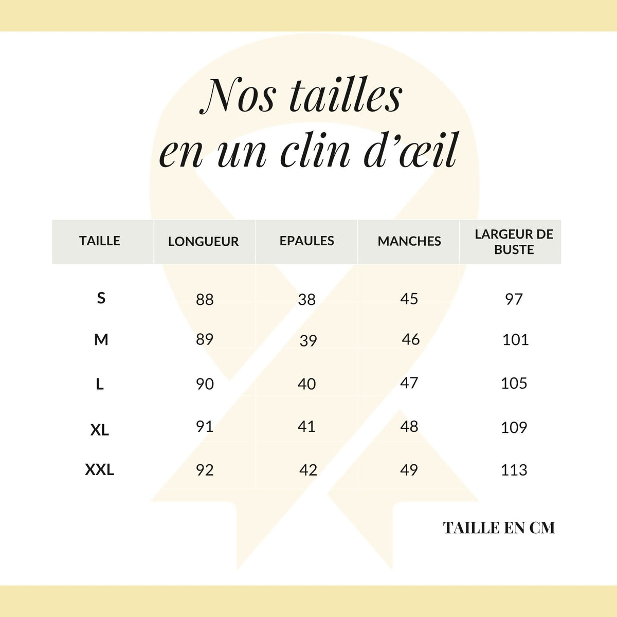 Robe d’Eté Broderie à Motif Ajouré guide des dimensions - Blanc