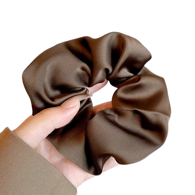 Chouchou Satin Marron