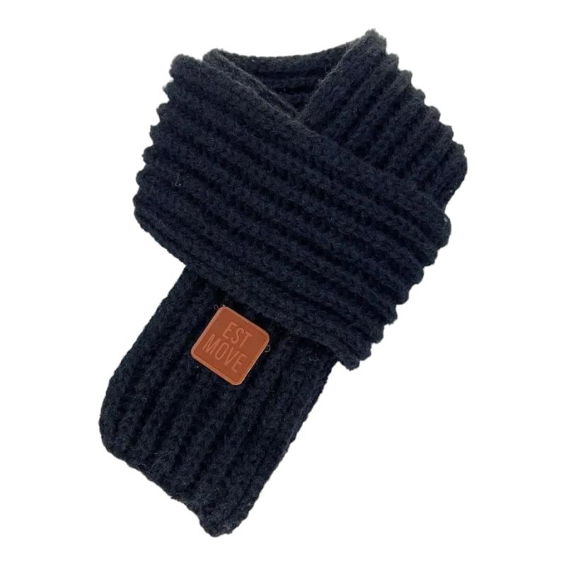 Echarpe Enfant Hiver Noir 122*9cm