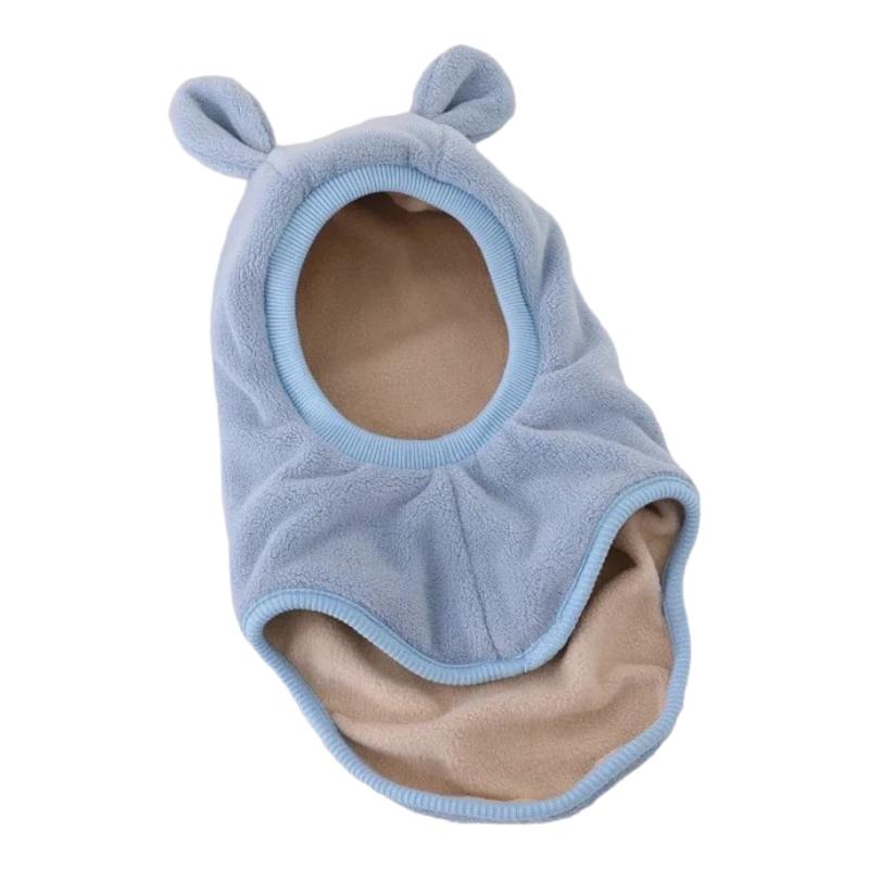 Cagoule Polaire Enfant Bleu Pâle 0-5ans / 48-52cm
