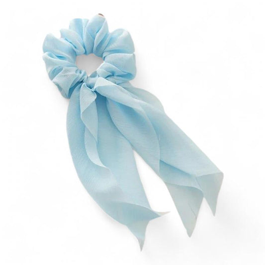 Foulard à Cheveux Chouchou Bleu Clair 
