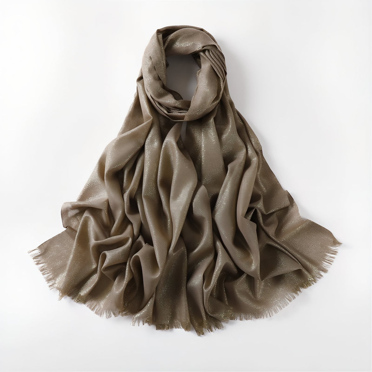 Echarpe Pailletée - Beige Métallisé - 200*80cm