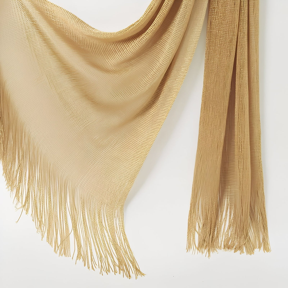 Etole Dorée Cérémonie drapé avec franges - Doré