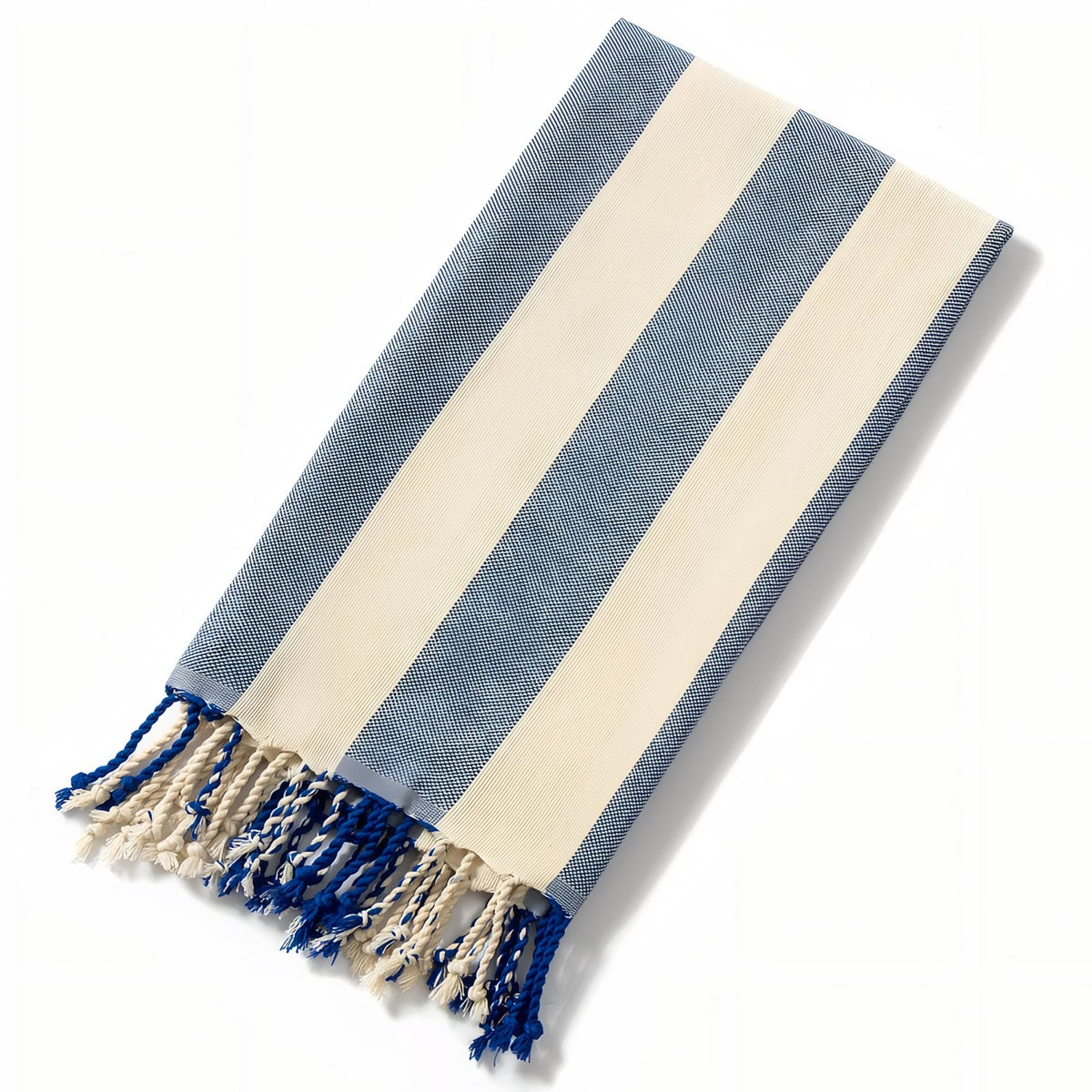 Drap de Plage Fouta - Bleu Marine - 100x180cm