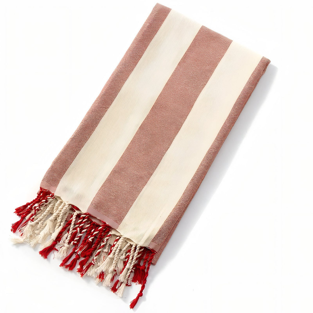 Drap de Plage Fouta - Rouge - 100x180cm
