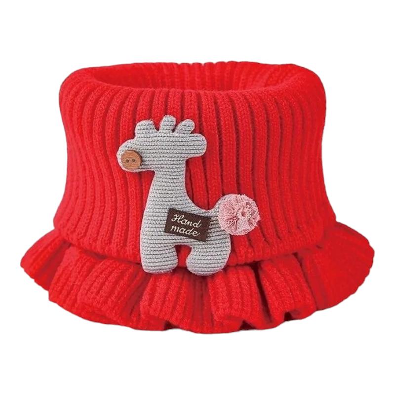 Cache Cou Enfant Fille Rouge Cerise 
