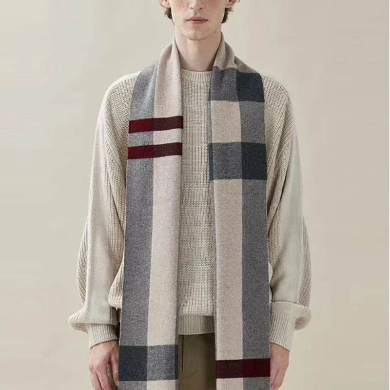 Grande Écharpe en Laine Homme 