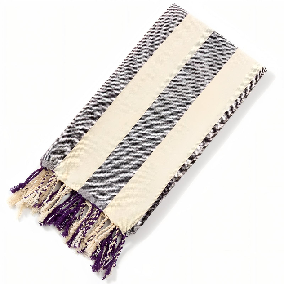 Drap de Plage Fouta - Violet - 100x180cm