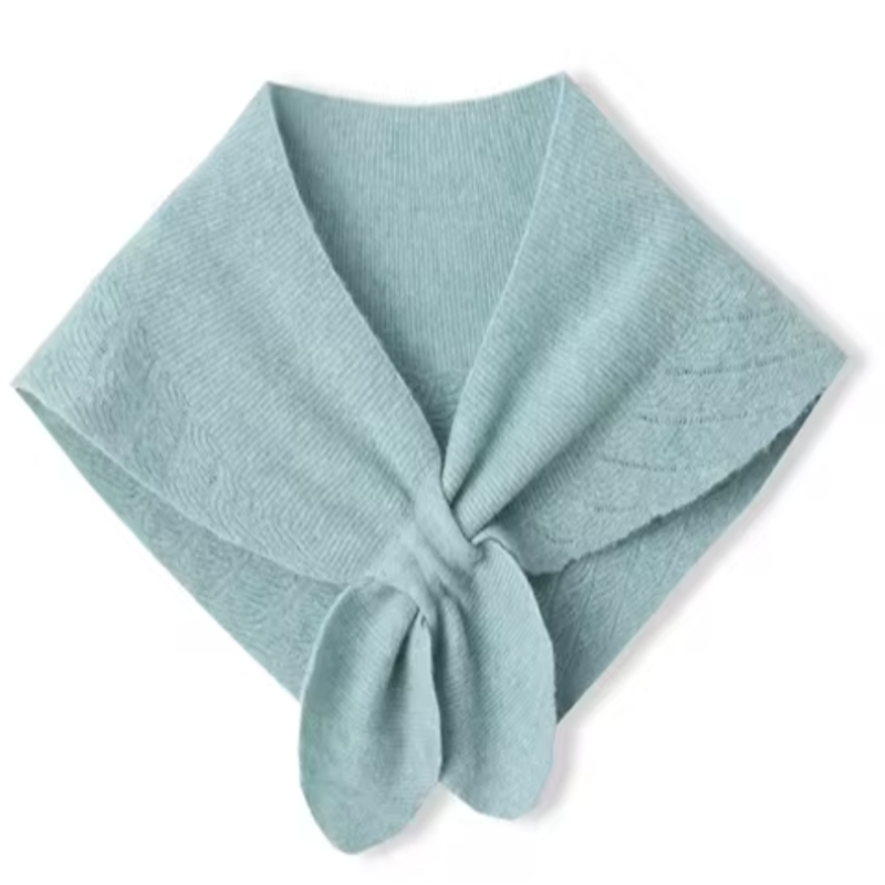 Châle en Laine Femme Turquoise 125*40cm
