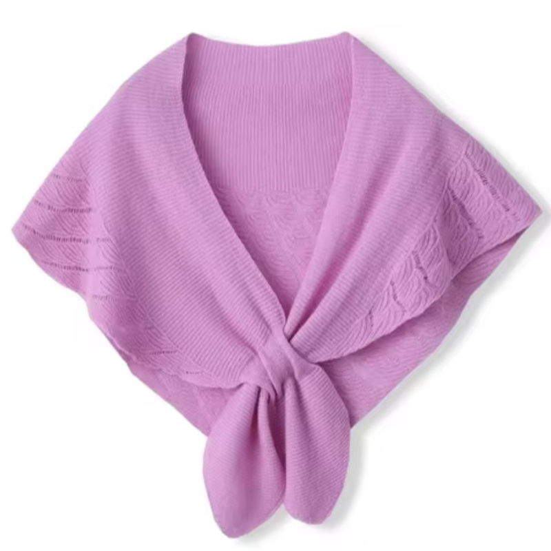 Châle en Laine Femme Lavande 125*40cm