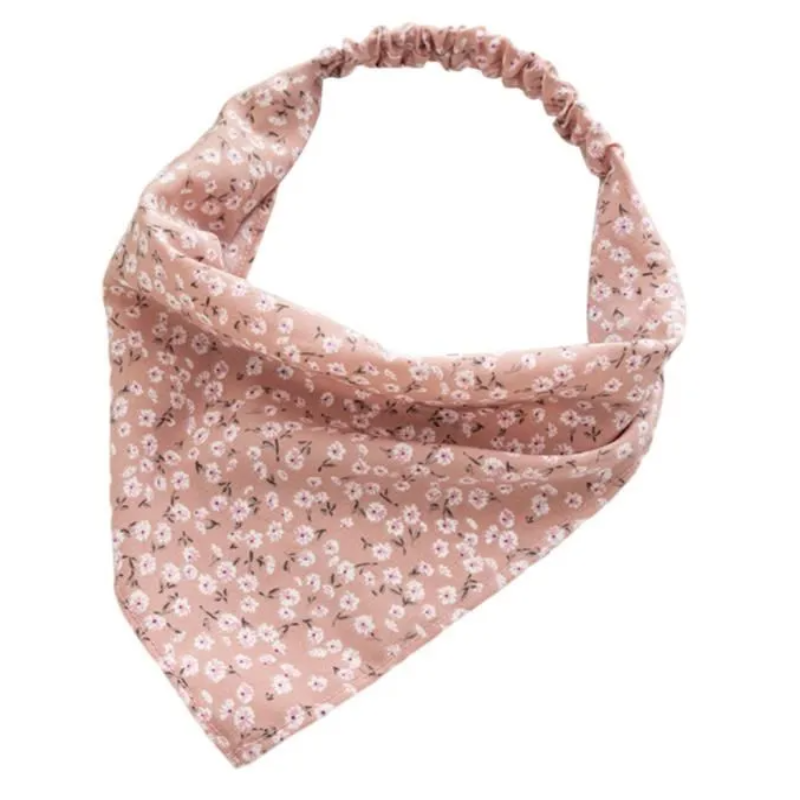 Bandeau Pour Les Cheveux Rose Poudré et Blanc 