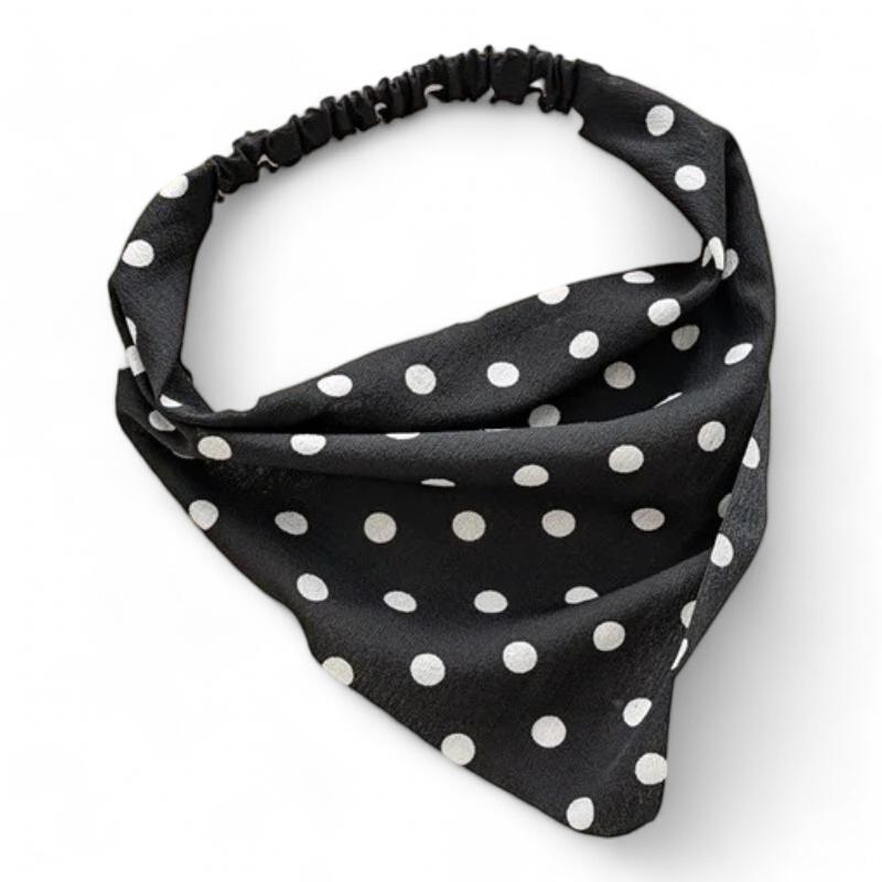 Bandeau Pour Les Cheveux Noir et Blanc 
