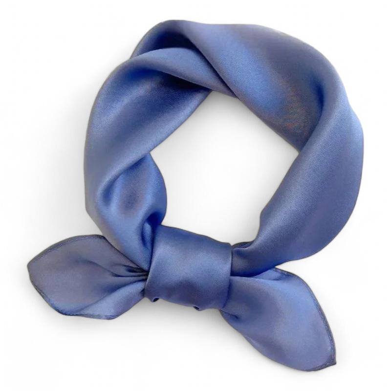 Carré De Soie Pour Homme Bleu Ciel 53*53cm