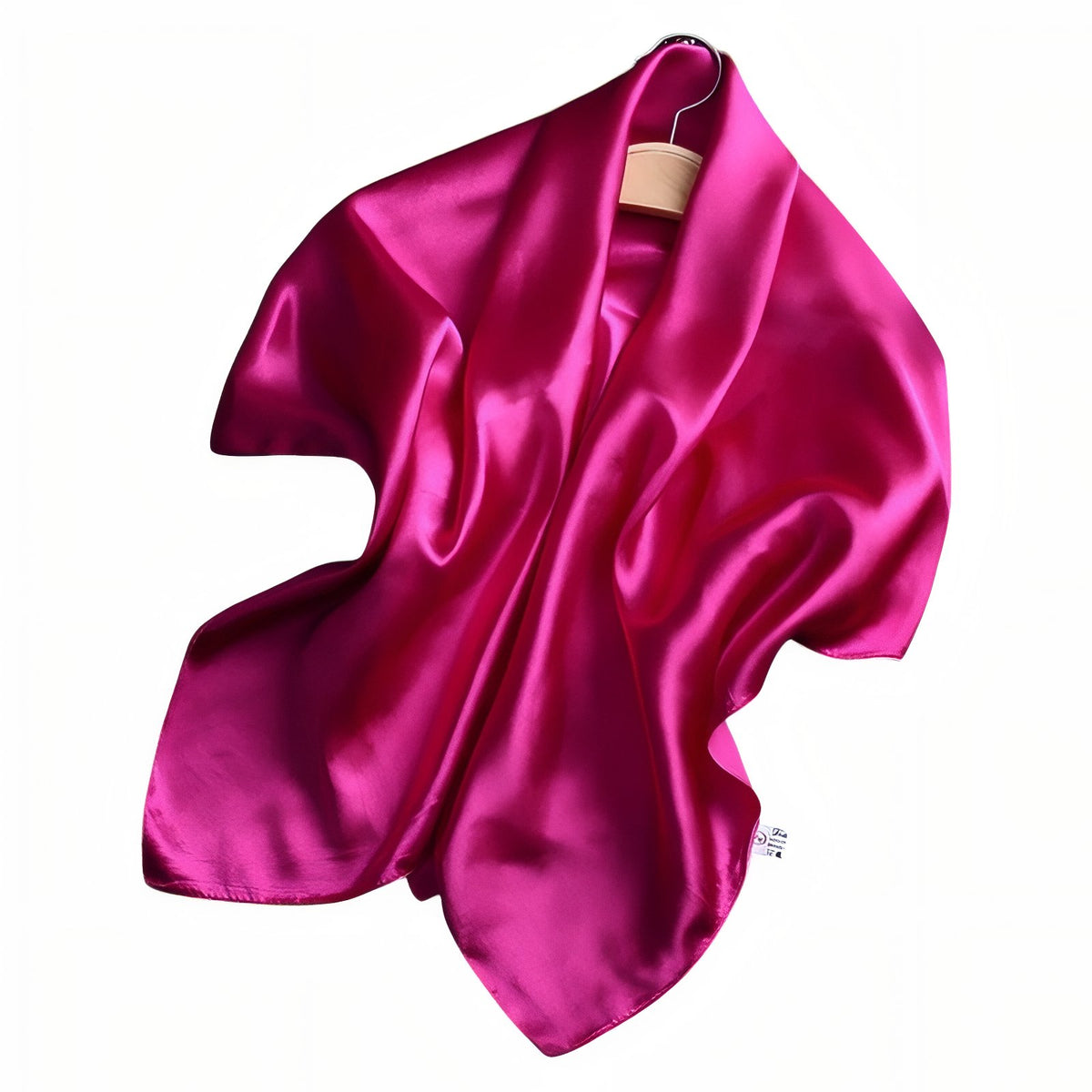 Petit Châle Etole de Soirée - Fuchsia - 90x90cm