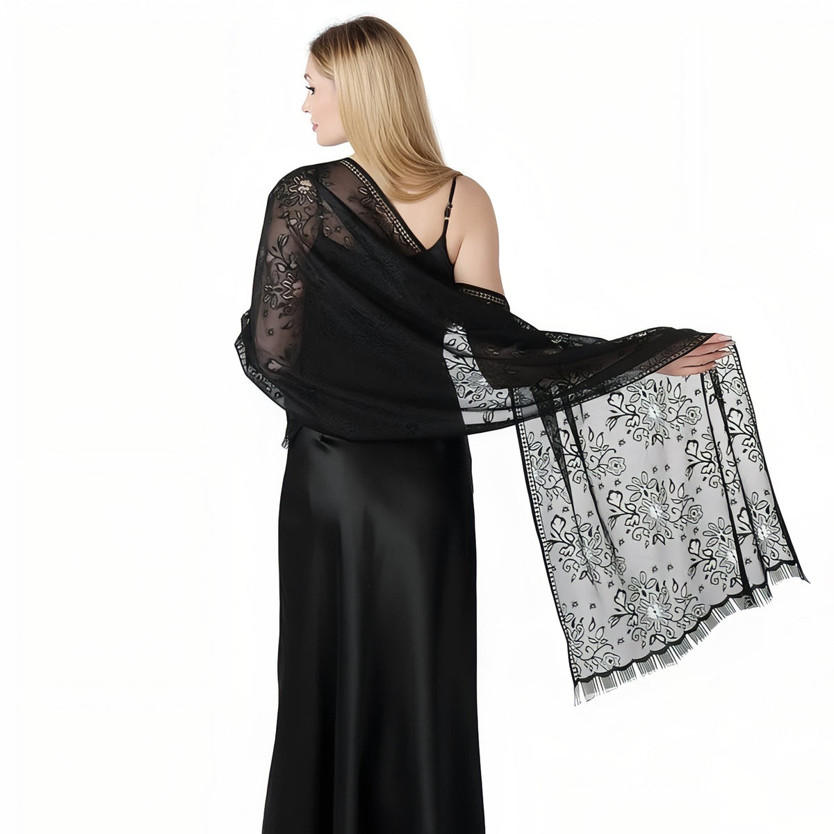 Etole de Soirée Femme - Noir - 70*180cm