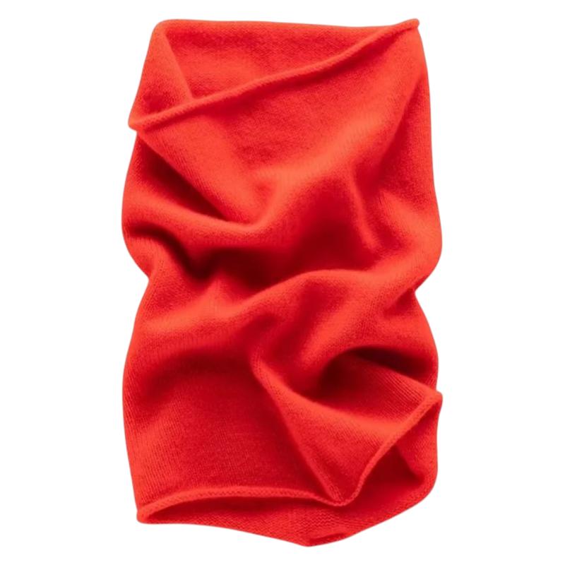 Cache Cou Cachemire Femme - Rouge Vif - 30*22cm