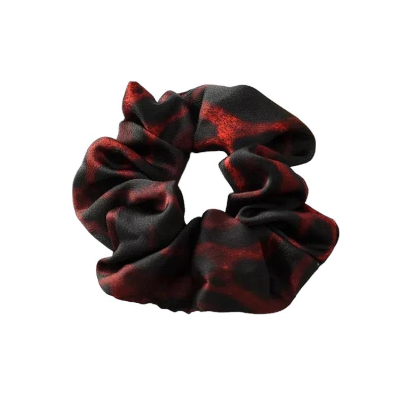 Chouchou Léopard Rouge et Noir 