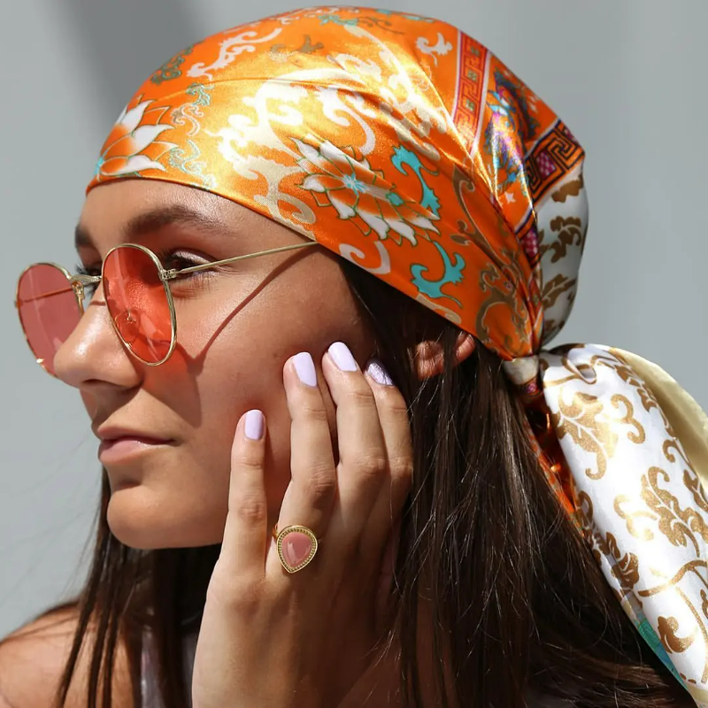 Foulard pour Cheveux Carré 