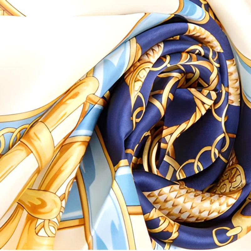 Grand Carré De Soie Foulard 