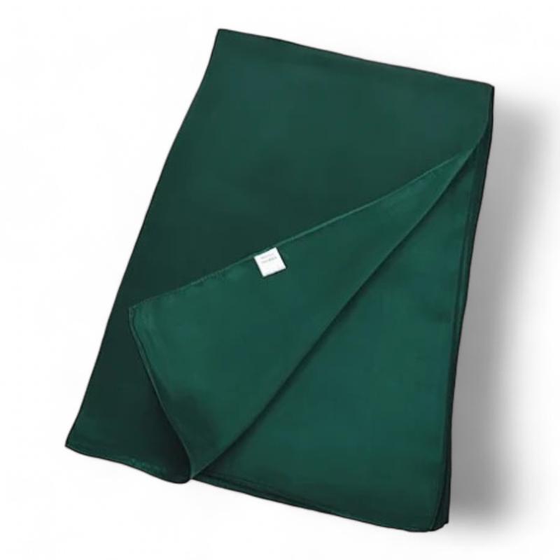 Foulard Soie Femme Chic Vert Émeraude 175*55cm