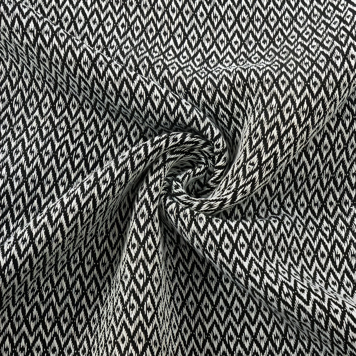 Serviette Fouta de Plage à Motif gros plan motif tissu - Taupe - Noir - Marron - Bleu Clair - Bleu Marine