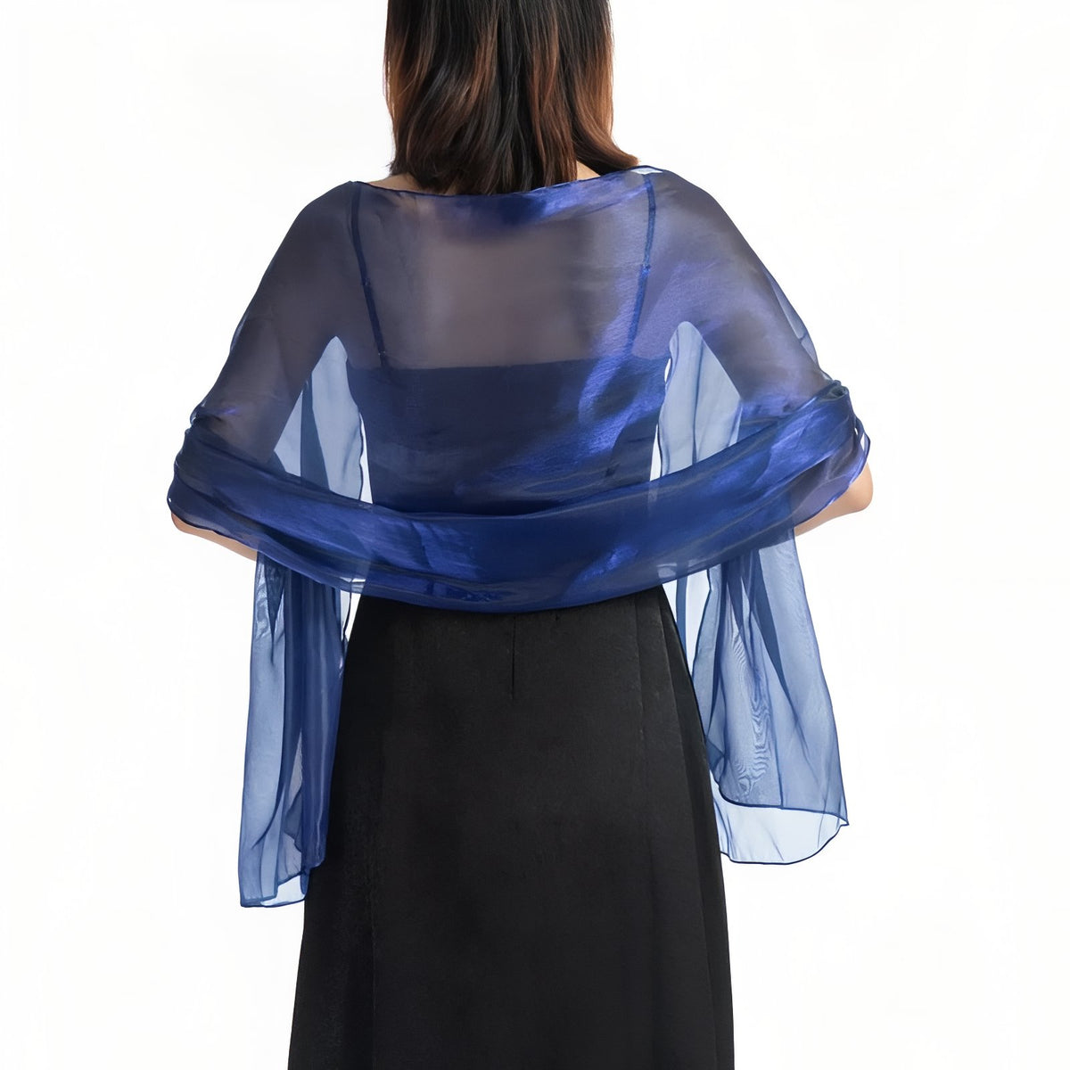 Etole Châle Pour Mariage - Bleu Marine - 170*70cm