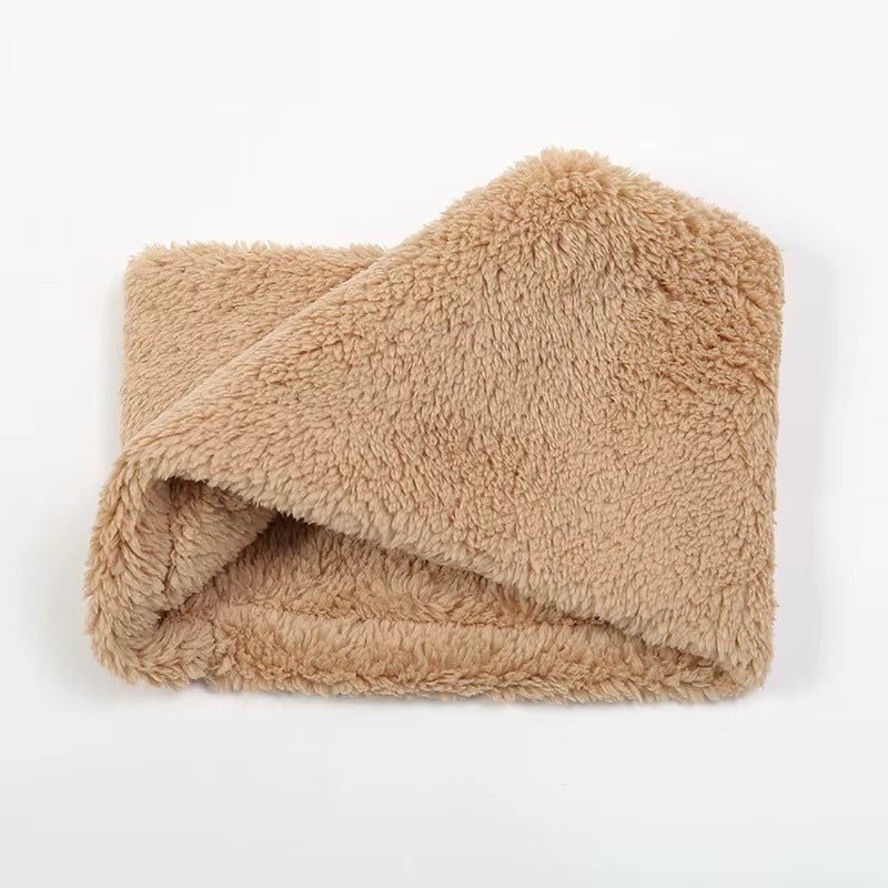 Cache Cou Fausse Fourrure vue du produit entier - Beige Clair