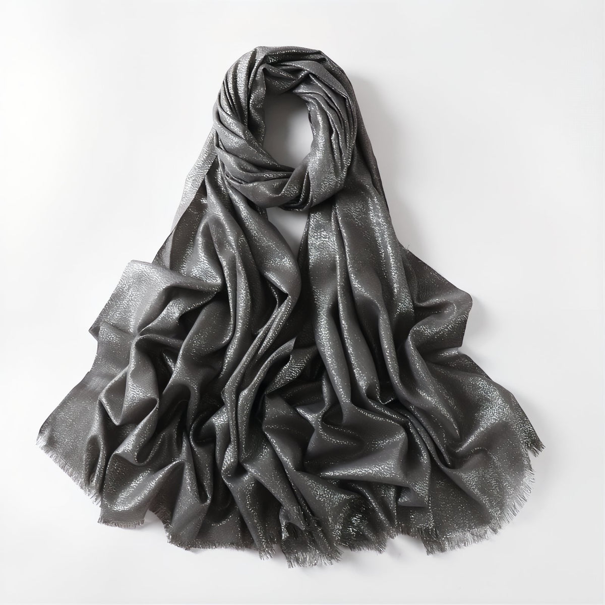 Echarpe Pailletée - Gris Métallisé - 200*80cm