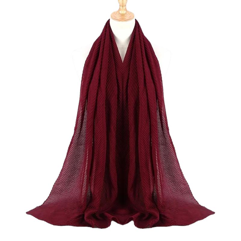 Foulard Etole Bordeaux Foncé 90*180cm