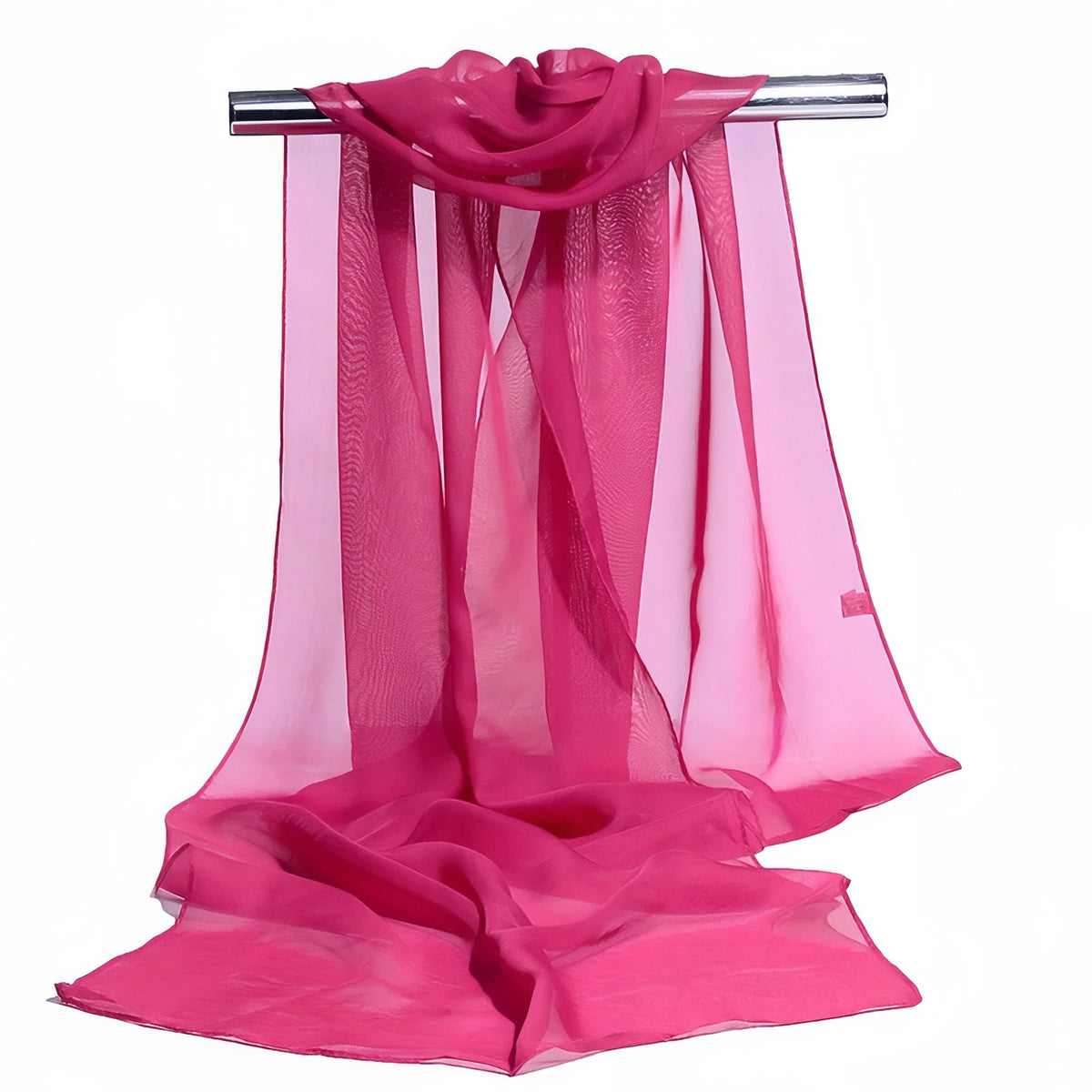 Châle de Soirée Femme - Fuchsia - 160x50cm