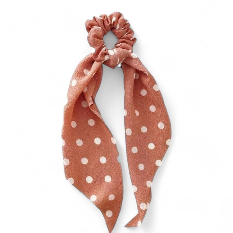 Chouchou à Pois Rose Pêche 