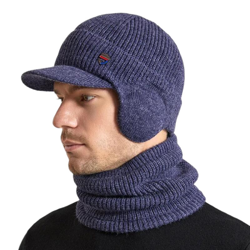 Casquette Cagoule Hiver Homme Vleu 55-60cm