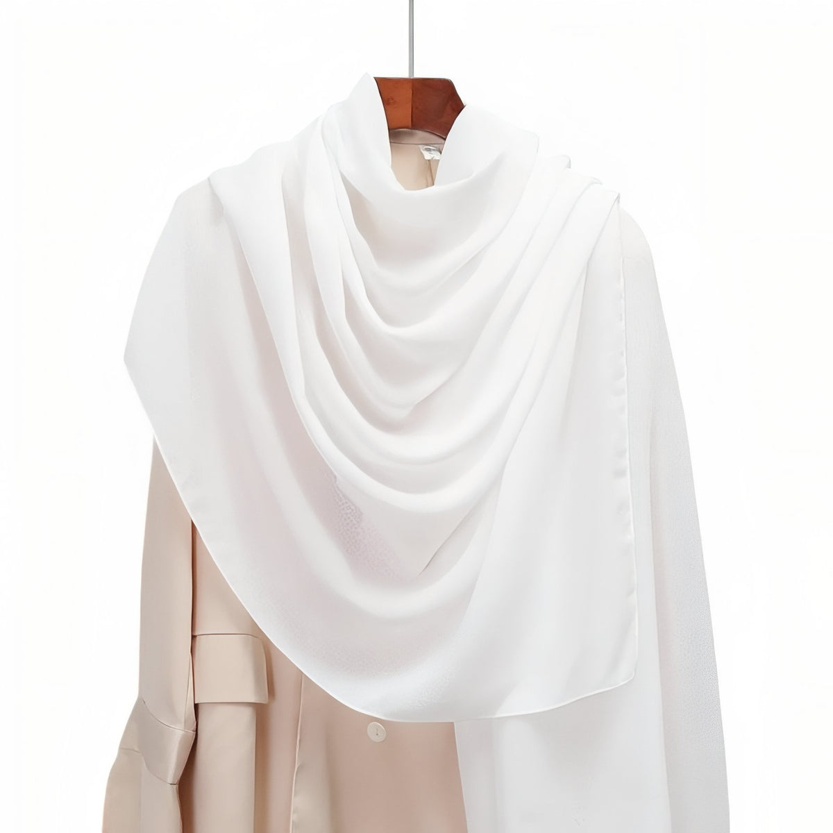 Etole Châle de Couleurs pour Mariage - Blanc - 80*180cm