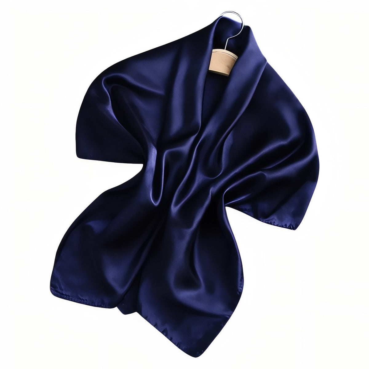 Petit Châle Etole de Soirée - Bleu Marine - 90x90cm