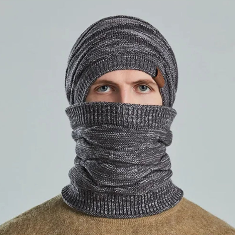 Ensemble Snood Bonnet Homme 