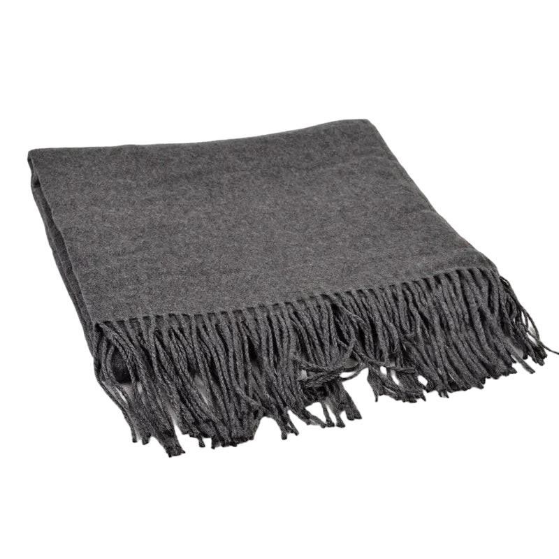 Echarpe Longue Femme Gris Foncé 180*64cm