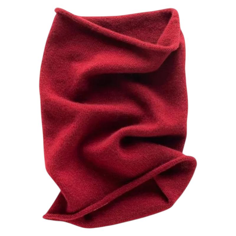 Cache Cou Cachemire Femme - Bordeaux - 30*22cm