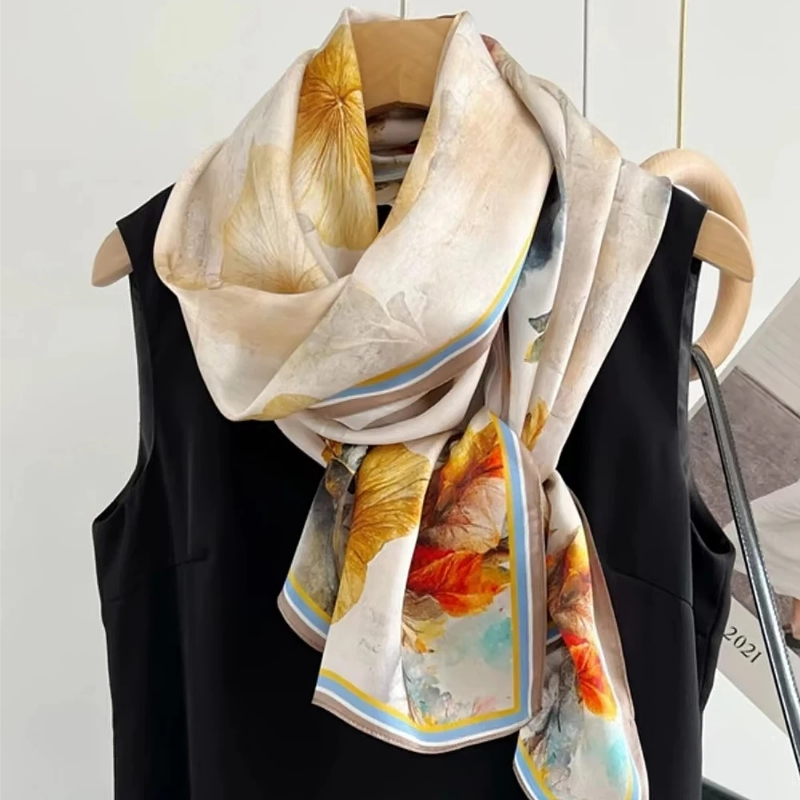 Foulard Soie Femme Luxe 