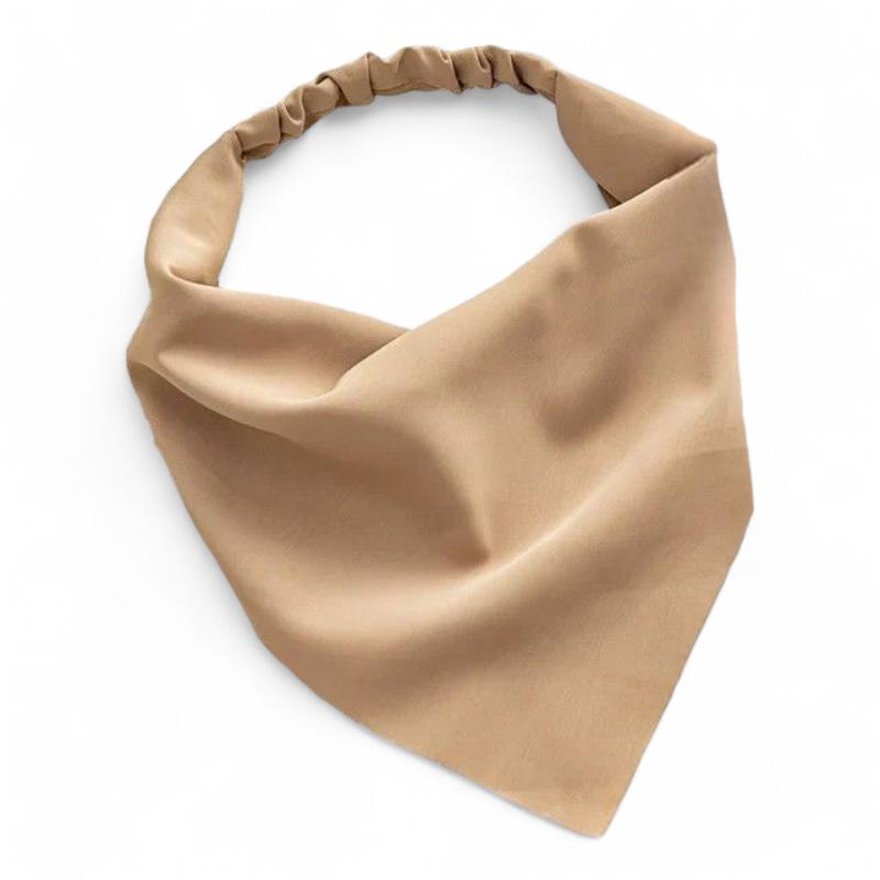 Bandeau Triangle Cheveux Beige Clair 