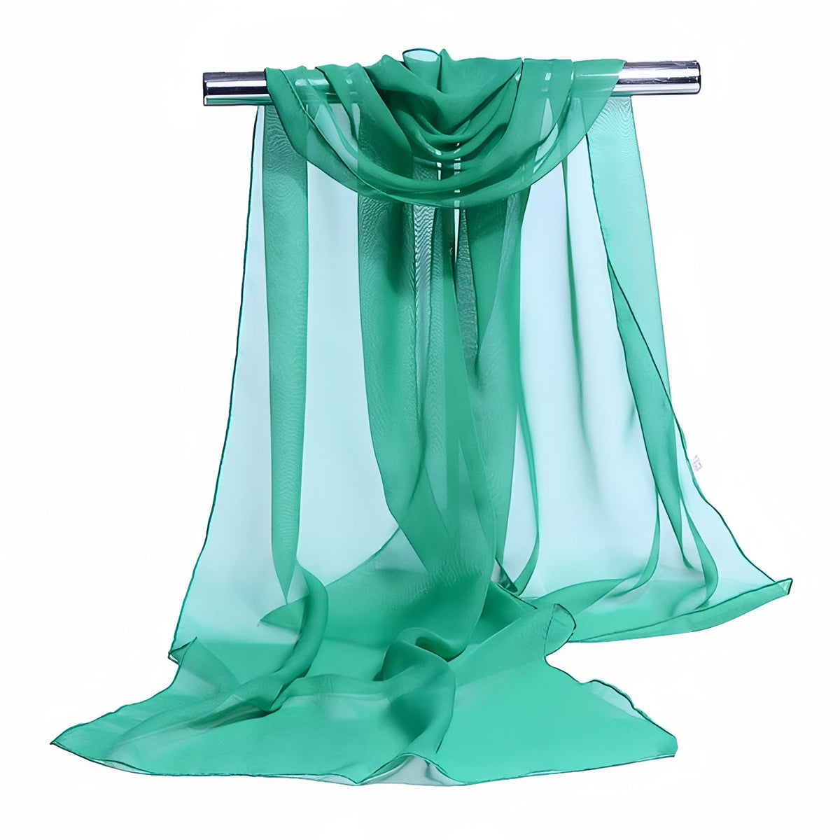 Châle de Soirée Femme - Vert Émeraude - 160x50cm