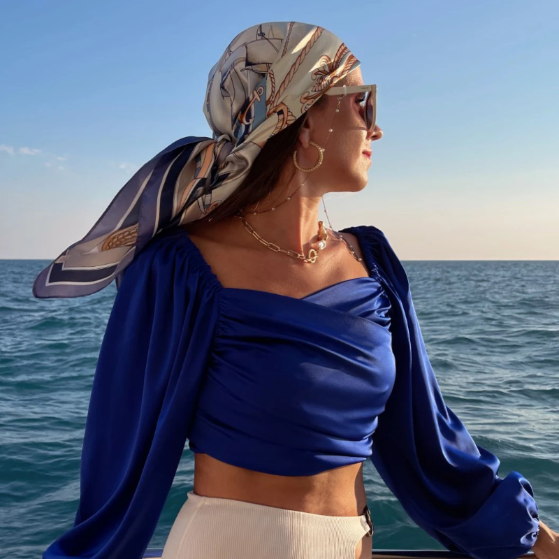 Foulard pour Cheveux Carré 
