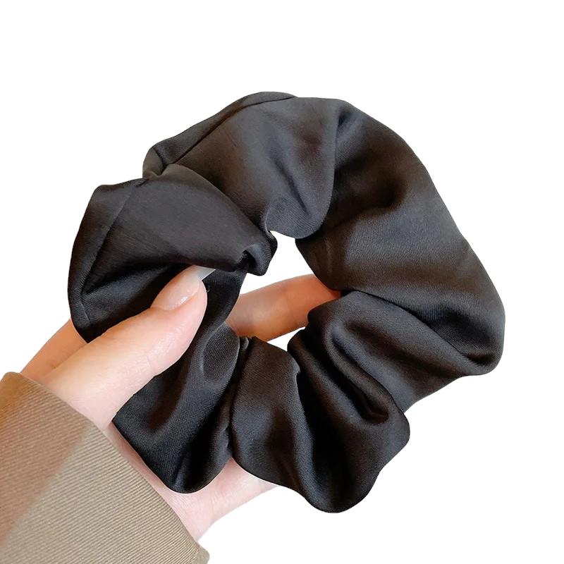 Chouchou Satin Noir 