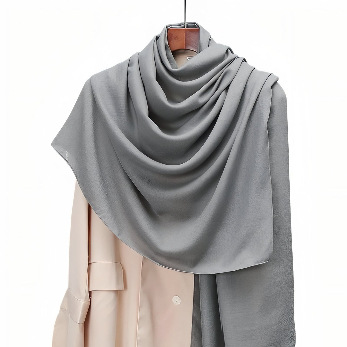 Etole Châle de Couleurs pour Mariage - Gris Clair - 80*180cm