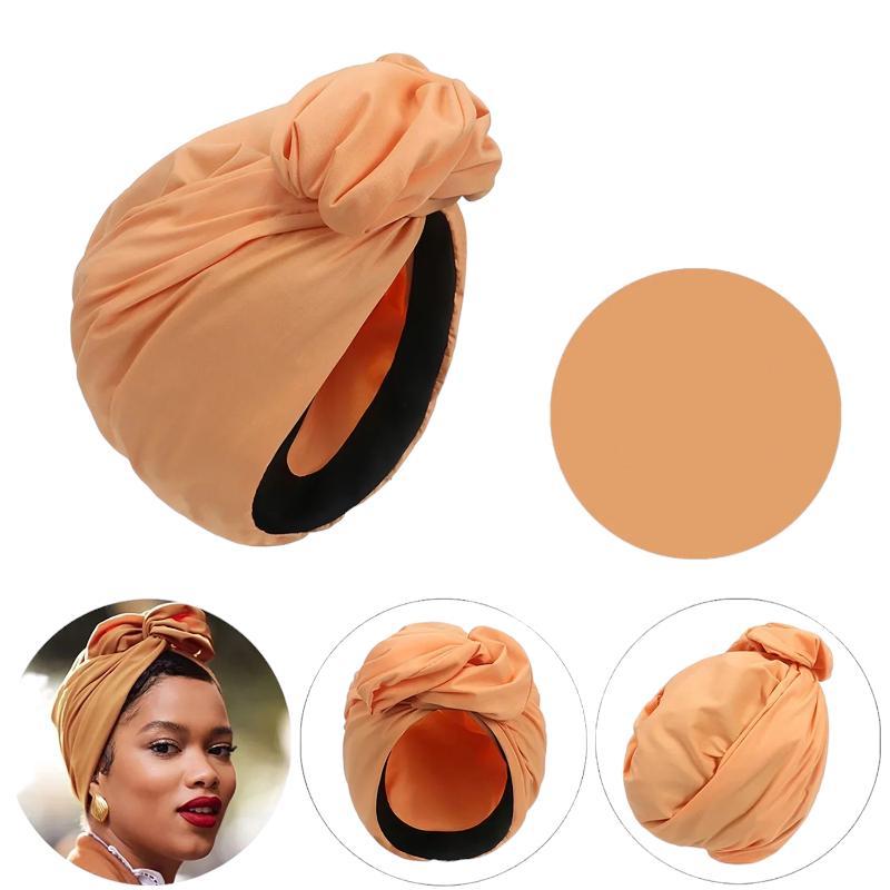 Turban Vintage Pêche 