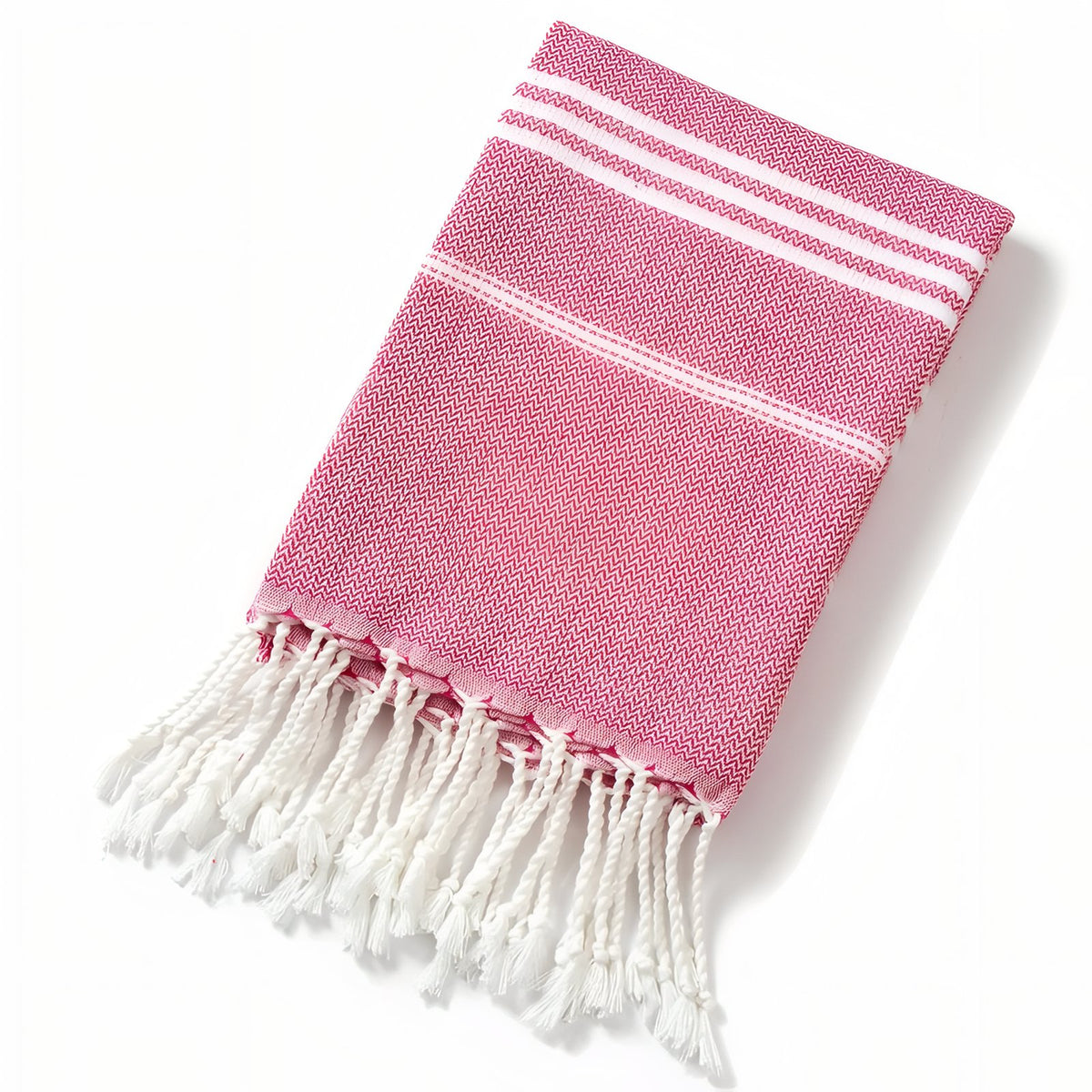 Serviette de Plage Fouta - Rose Fuchsia - 90x180cm